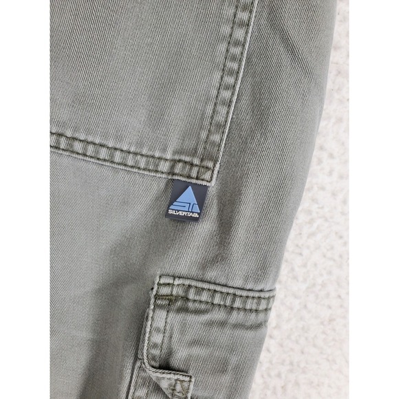 Vtg Y2K SilverTab Levis Cargo Jorts Shorts Mens 31 Gray Wide Leg (30x10) - Picture 6 of 11
